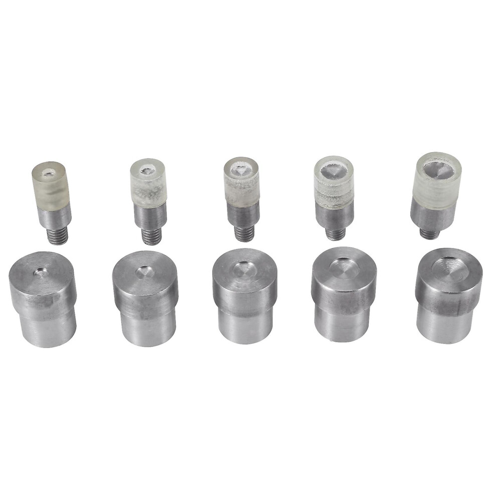 5 Sets Double Caps Rivets Dies(5Mm/6Mm/8Mm/10Mm/12Mm) 9324781099093