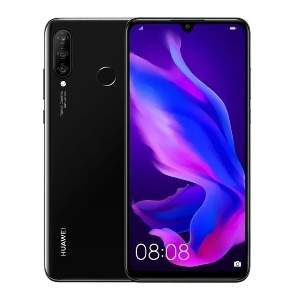 (Black, 4GB+128GB) Huawei P30 Lite Dual Sim EU