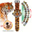 (Tiger) 3D Dinosaur Projection Watch for Kids - Adjustable Digital Screen with 1