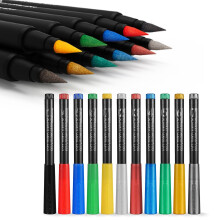 11pcs Dspiae Mk/mkm Soft Tipped Marker Pen For Plastic Model Kit Waterproof