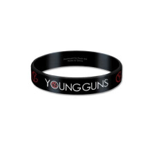 Official Young Guns Wristband Logo Bones new 17mm Rubber