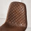 (Brown, 2) 2/4/6x Dining Chairs metal Legs Home office 6