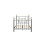 Birlea Bronte Antique Brass Black King Size 5FT 150cm Metal Bed Frame 10