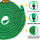 Expandable Garden Hose Pipe 30m/100ft - Includes 7 Function Nozzle Spray Gun Adapters Hanging Hook Holder 5