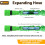 Expandable Garden Hose Pipe 30m/100ft - Includes 7 Function Nozzle Spray Gun Adapters Hanging Hook Holder 6