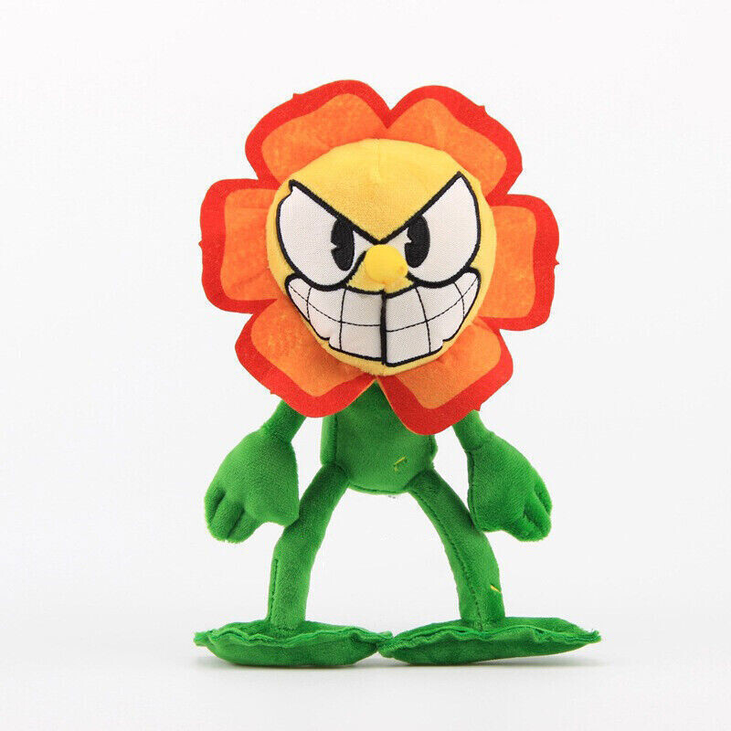(Sun Flower Cagney Carnation) Cuphead Game Mugman Mecup And Brocup Dice ...