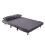 Home Source (Grey - Dobule) Morella Velvet Single / Double Folding Sofa Bed 11