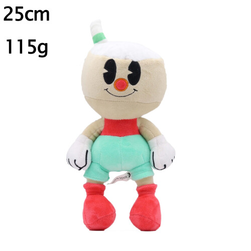 (Puphead) Cuphead Game Mugman Mecup And Brocup Dice Cup Head Plush Toy ...