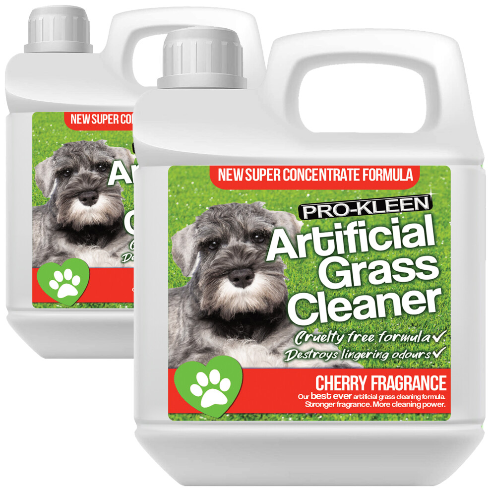 (2L, Cherry) Pro-Kleen 1L Artificial Grass Cleaner