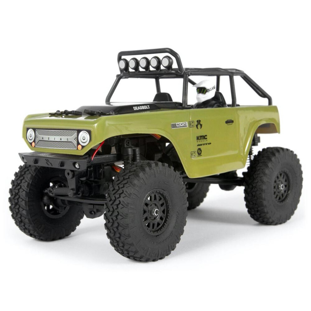 Axial Green Scx24 Deadbolt Elec 4Wd 1:24 Rtr Rc Car Axi90081t2