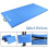 Dripex (Blue) 8FT Foldable Gym Mat: Thick Foam, Soft PU Leather 4