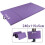 Dripex (Purple) 8FT Foldable Gym Mat: Thick Foam, Soft PU Leather 6