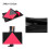 Dripex (Black&Pink) 8FT Foldable Gym Mat: Thick Foam, Soft PU Leather 4