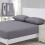 (Grey, Double) 40cm Extra Deep Fitted Bed Sheet in All Sizes UK 1