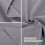 (Grey, Double) 40cm Extra Deep Fitted Bed Sheet in All Sizes UK 5