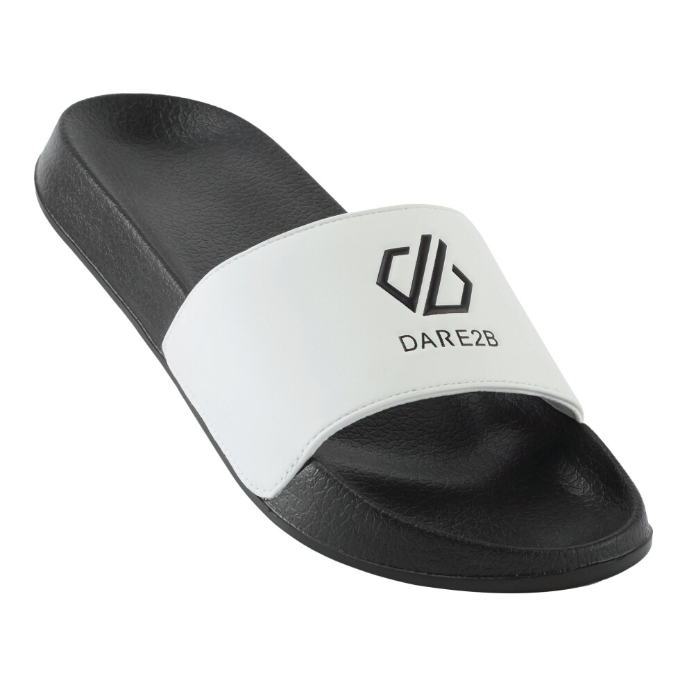 (9 UK, Black/White) Dare 2B Mens Arch Sliders