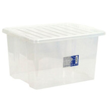 TML - Storage Box & Lid - 30L Clear