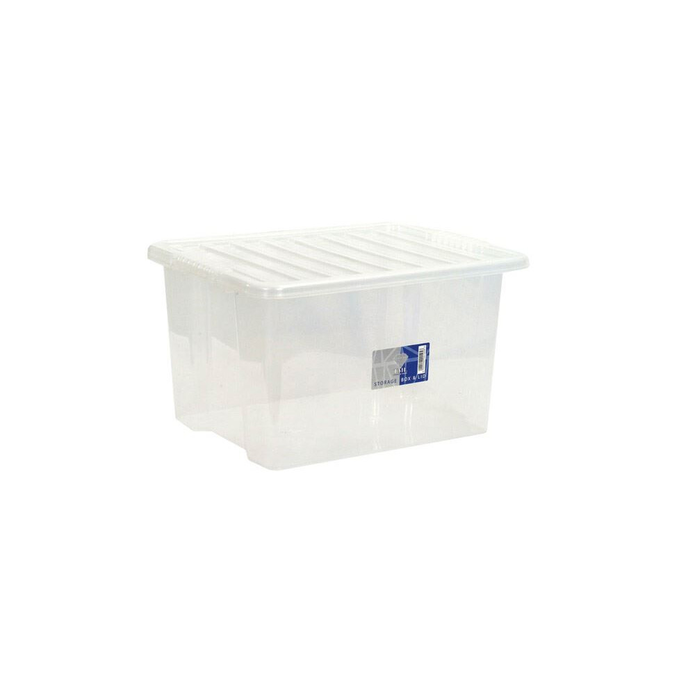 TML - Storage Box & Lid - 30L Clear