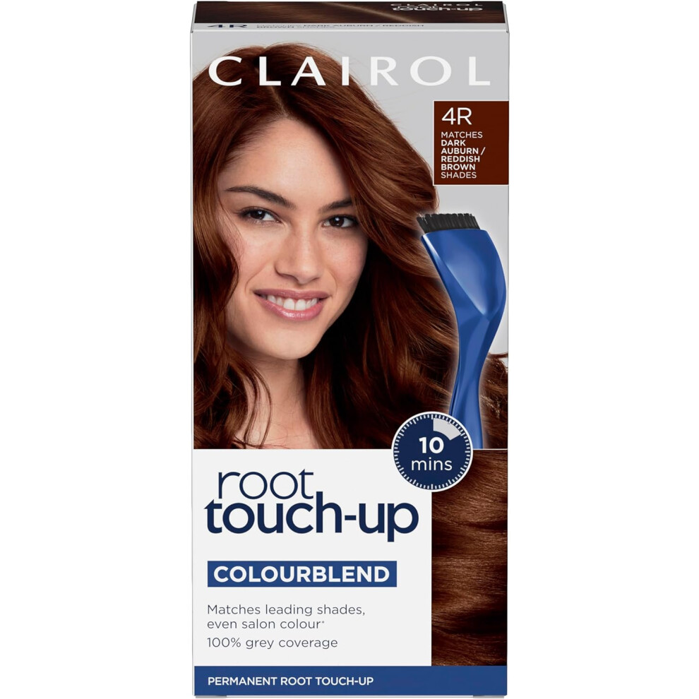 Clairol Root Touch Up Permanent Hair Dye, 4R Dark Auburn