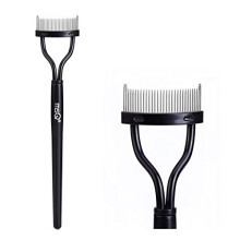 Eyelash Comb Eyelash Separator Eyelash Brush MSQ Eyelash Separator Mascara Applicator Eyelash Definer With Comb Cover Arc Designed Cosmetic Brushes