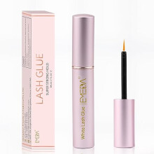 EMEDA Super Strong Hold False Eyelash Glue Professional Latex Free Eyelash Glue Waterproof Lash Glue Transparent Strip Eyelash Adhesive White Lashes