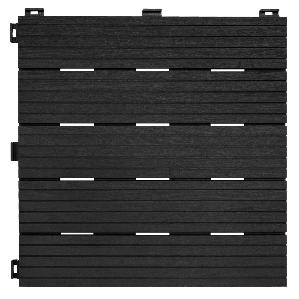 10 x Cosmo Garden Patio Interlocking Composite Decking Floor Tiles