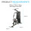 TF7080A Compact Home Multi Gym - 68kg Weight Stack, Full-Body Workout, Chest Press, Lat Pulldown, Leg Extension 2