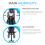 TF7080A Compact Home Multi Gym - 68kg Weight Stack, Full-Body Workout, Chest Press, Lat Pulldown, Leg Extension 3
