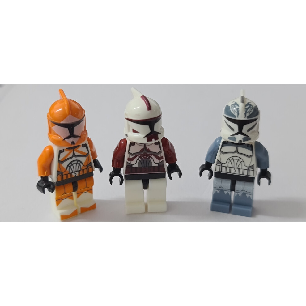 Star Wars Clone Wars Fit Lego Minifigures Fox Cody Wolfe Collection