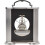 WIDDOP and Co. Silver & Black Mantel Clock Skeleton Movement Aluminium Frame - W2920 3