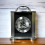 WIDDOP and Co. Silver & Black Mantel Clock Skeleton Movement Aluminium Frame - W2920 1