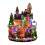 WIDDOP and Co. LED Gingerbread House with Rotating Characters Battery Operated 30cm 5