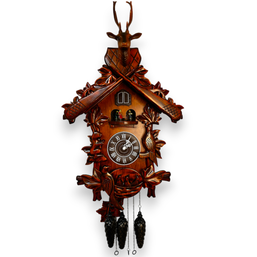 WIDDOP and Co. Cuckoo Clock - Stags Head Melody Cuckoo 1