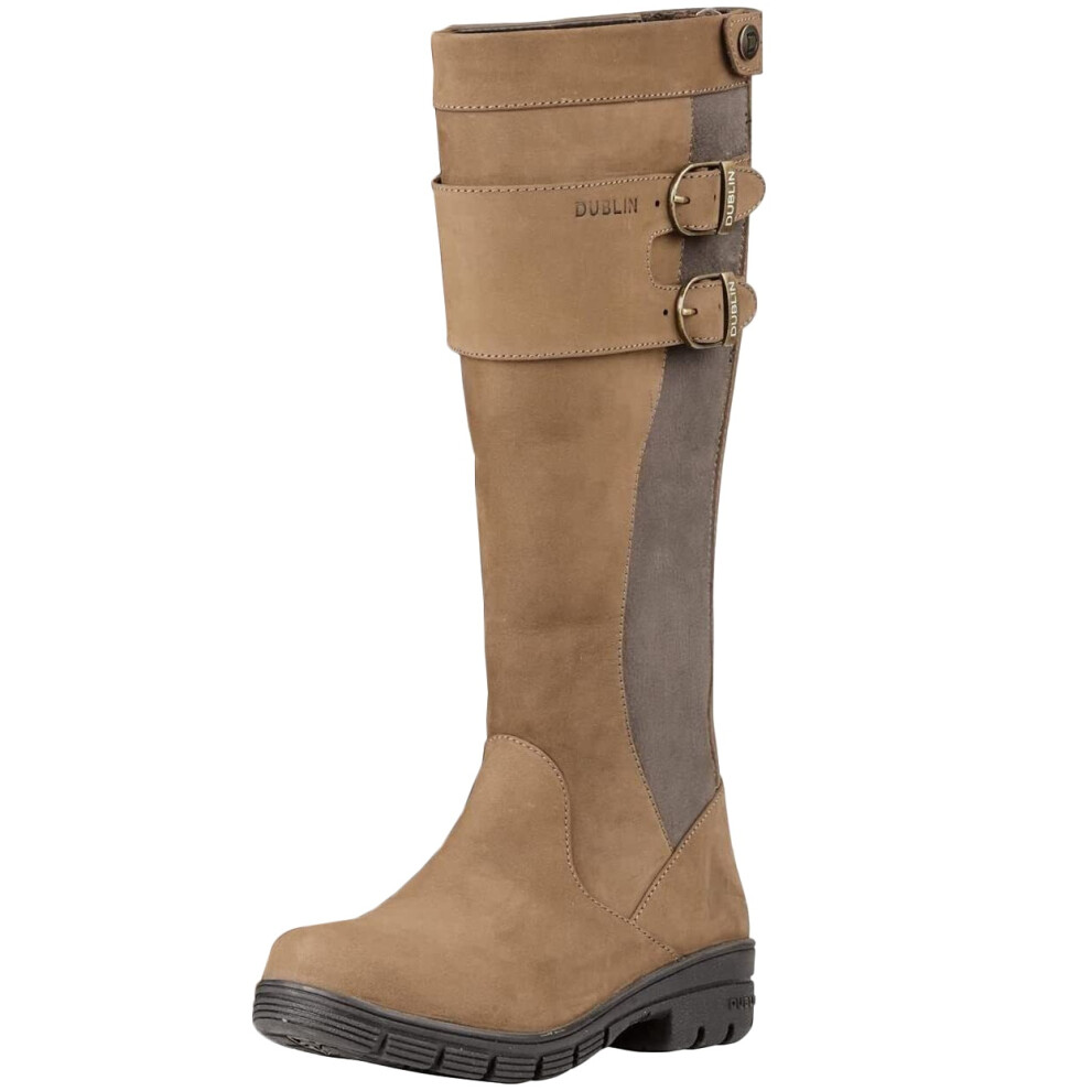 (3 UK, Dark Brown) Dublin Womens/Ladies Leather Long Riding Boots