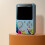(Blue) Retro Handheld Game Console with Large Screen and Cute Cartoon Gamepad 1