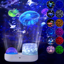(6 In 1 Projector) Ocean Star Projector Night Light for Kids - Perfect Gift