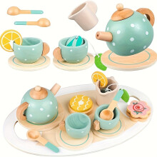 (XWC-01QY) Delightful Afternoon Tea Set for Imaginative Play - for Kids' Pretend Tea Parties