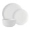 Tower Tower T867023WHT Porcelain Dinnerware Set, 12 Pieces, White 1