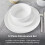 Tower Tower T867023WHT Porcelain Dinnerware Set, 12 Pieces, White 3