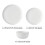 Tower Tower T867023WHT Porcelain Dinnerware Set, 12 Pieces, White 8