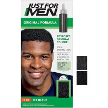 Just For Men Original Formula Jet Black Hair Dye, Targets Only The Grey Hairs, Restoring The Original Colour For a Natural Look H60