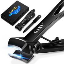 Ultra Wide Jaw Opening Nail Clippers - 16mm Nail Clippers for Men Thick Nails, Sharp Extra Toenail Clippers for Seniors Nails Cutter with Long Handle,
