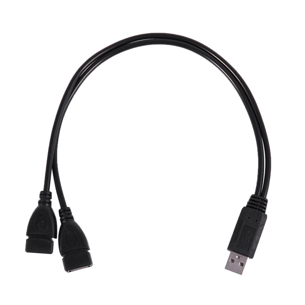 Usb 2.0 A Male To 2 Dual Usb Female Y Splitter Hub Power Cord Adapter Cable 9324781158868