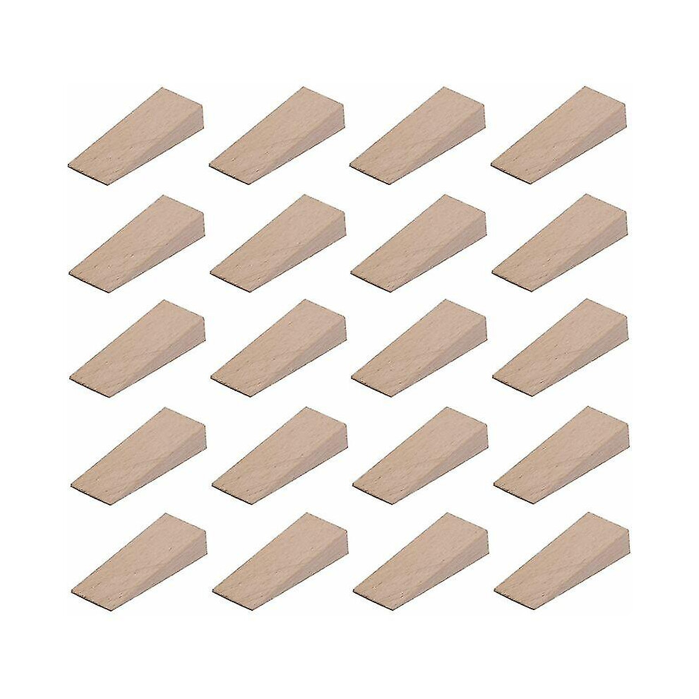 20x Universal Wooden Wedge 55mm X 20mm X 6mm