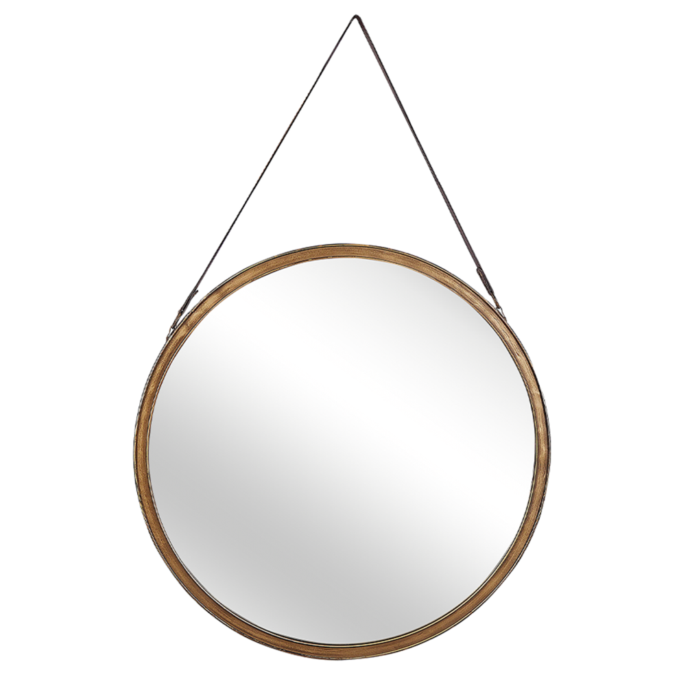 Wall Mirror AUTUN 60 cm 60 cm Metal Gold