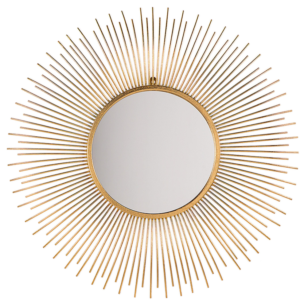 Wall Mirror CILLY 80 cm 80 cm Metal Gold