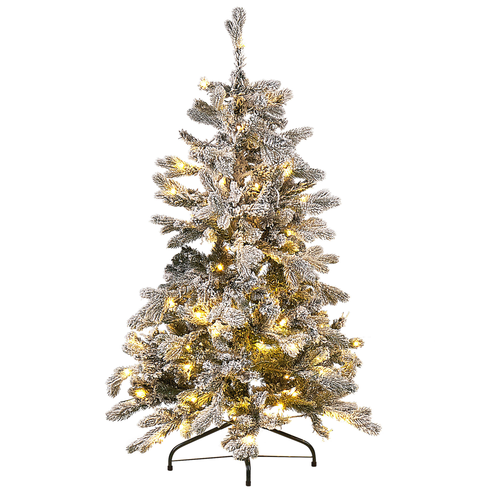 Snowy Christmas Tree Pre-Lit 120 cm White TATLOW