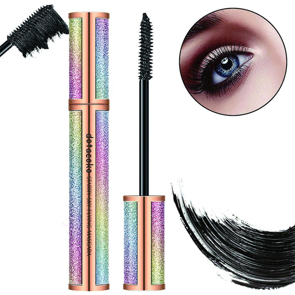 Starry Sky 4d Silk Fiber Mascara Waterproof Sweat Proof Non Smudge Cosmetics