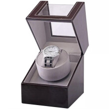 Automatic Watch Winder Automatic Mechanical Watch Winder Box Eu Plug (dark Coffee)