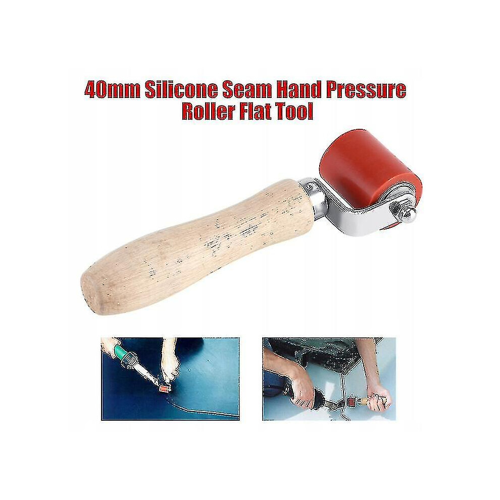 Silicone Hand Welding Roller High Temperature Resistant Seam Hand Pressure Roller Roofing Pvc Welding Tool Red 9363541012019